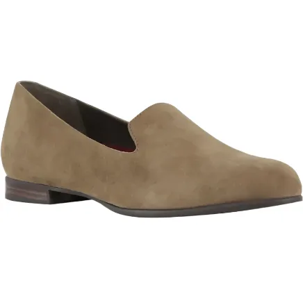 Flat Vs Heel Lifting Shoes Munro Women's Elena Flat Loafer - Fawn Suede