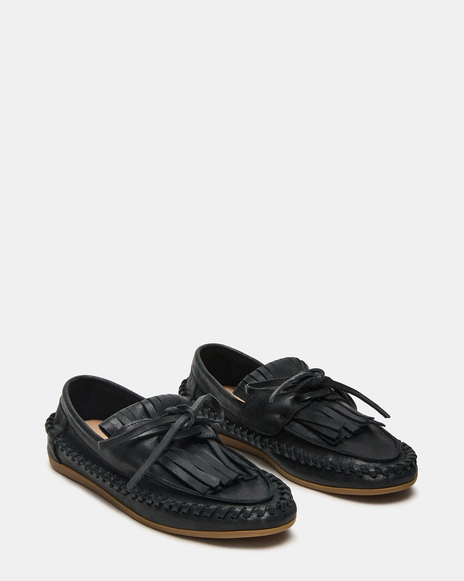 SAMUAL BLACK DISTRESSED Fugazi Loafers