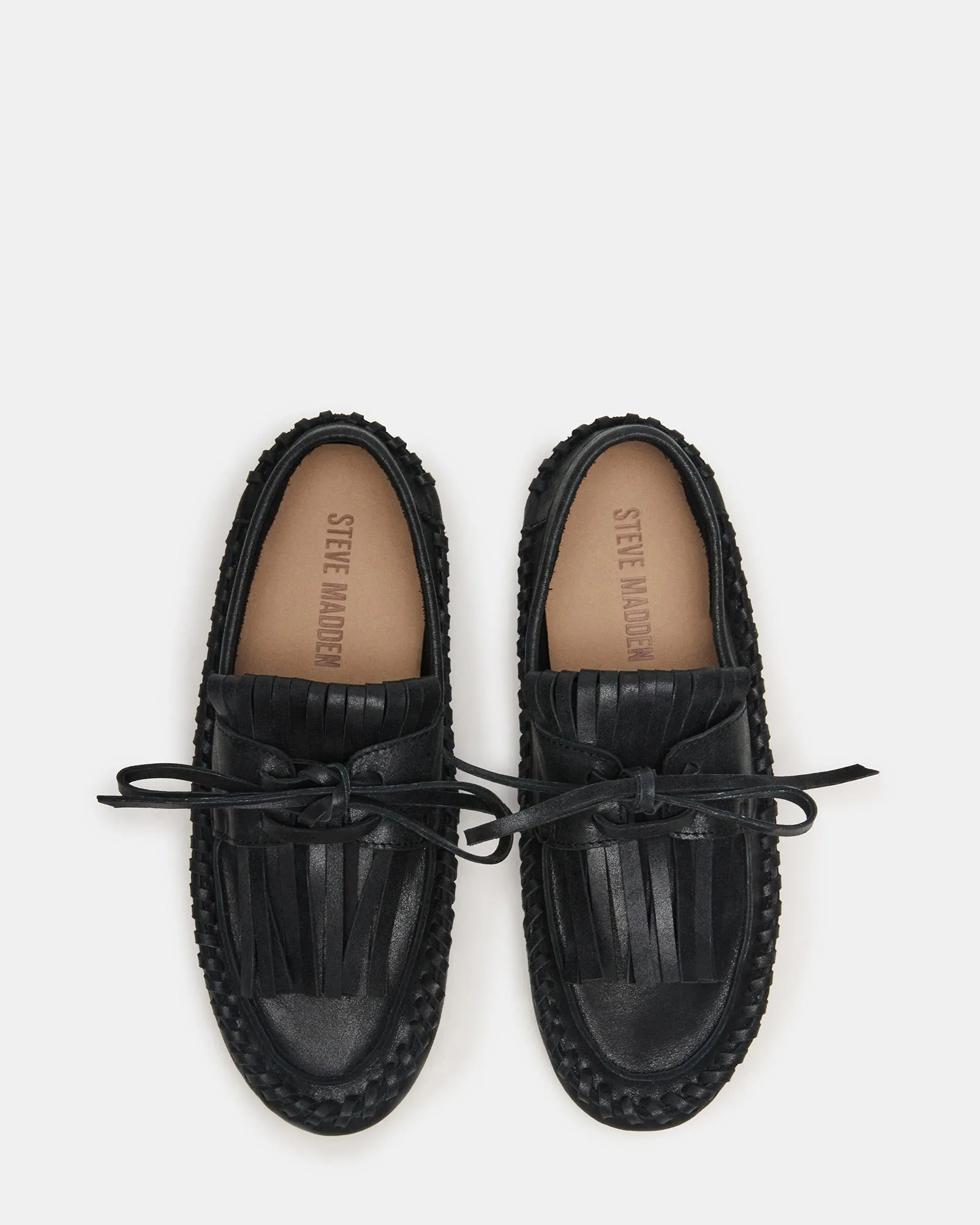SAMUAL BLACK DISTRESSED Loafers Suede