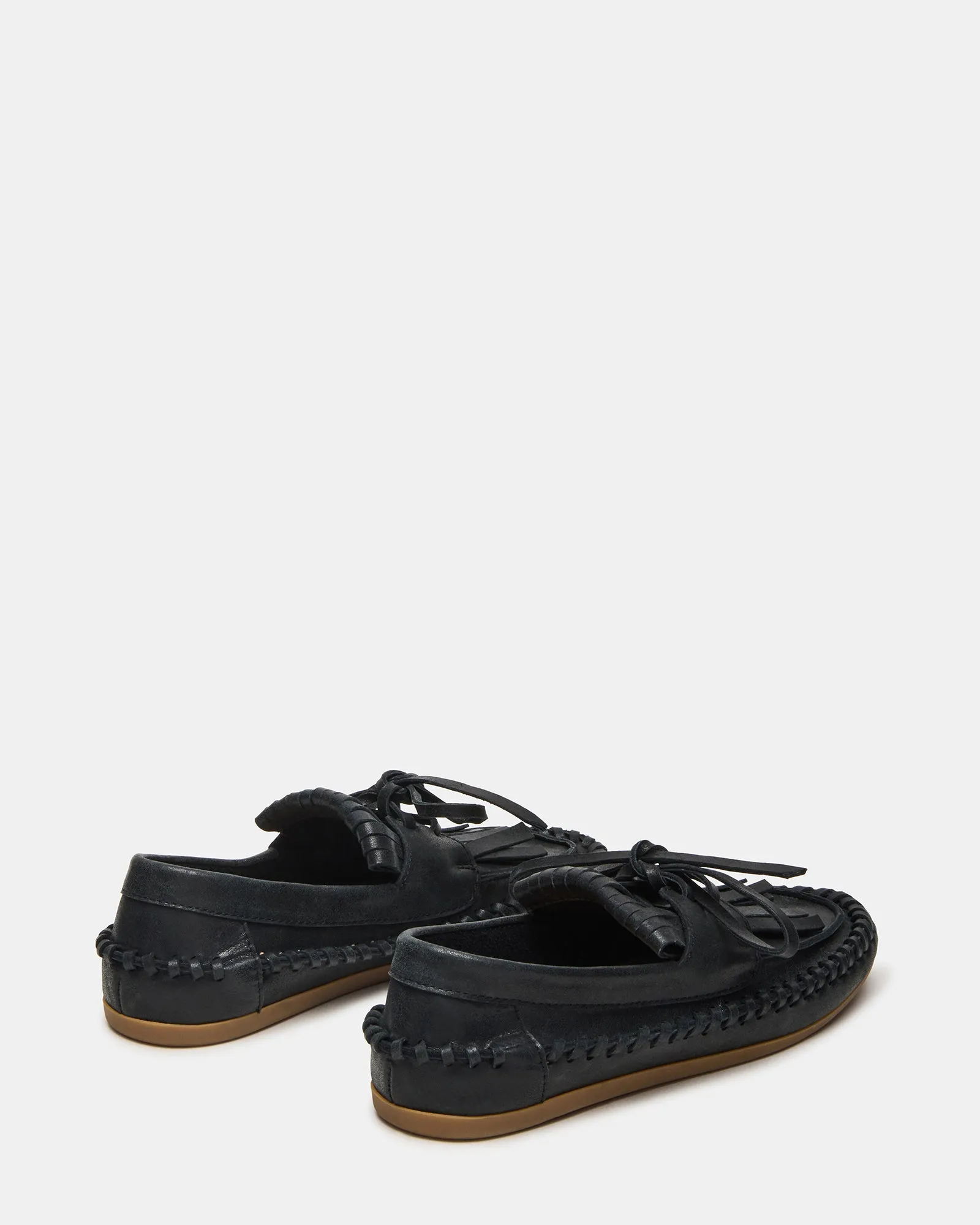 SAMUAL BLACK DISTRESSED Sneaker Loafers