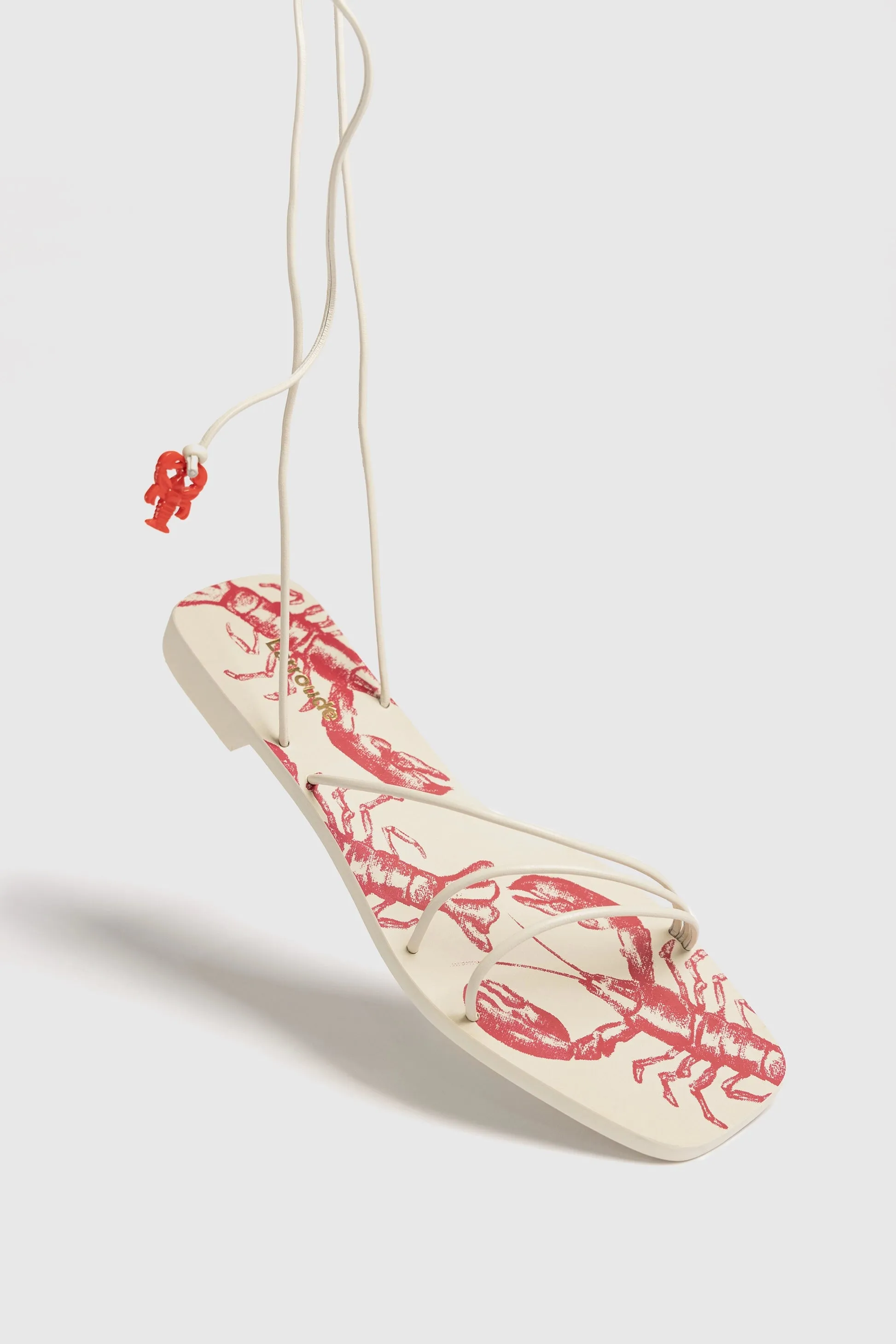 Sewing Ribbons On Flat Ballet Shoes Nadia Flat Sandal In Ivory Leather