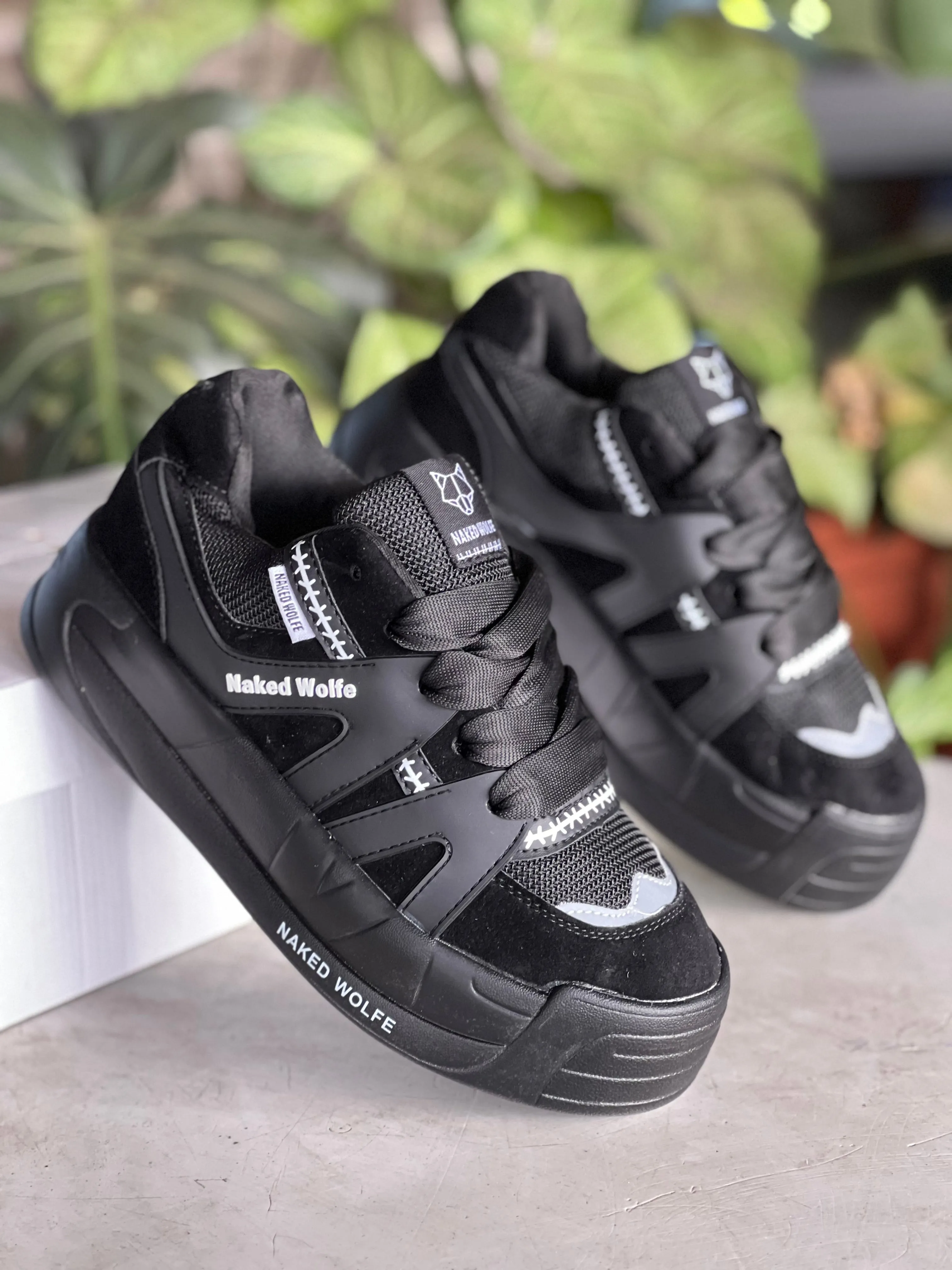 Running Sneakers Naked Wolfe Sneakers - All Black