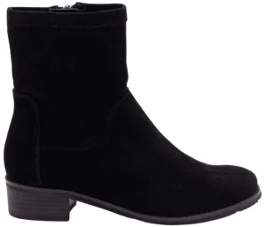Nella Suede Bootie Boots For Thicker Calves