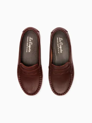 Loafers Famous Footwear Chocolate Brown Leather Boy Loafer Shoes
