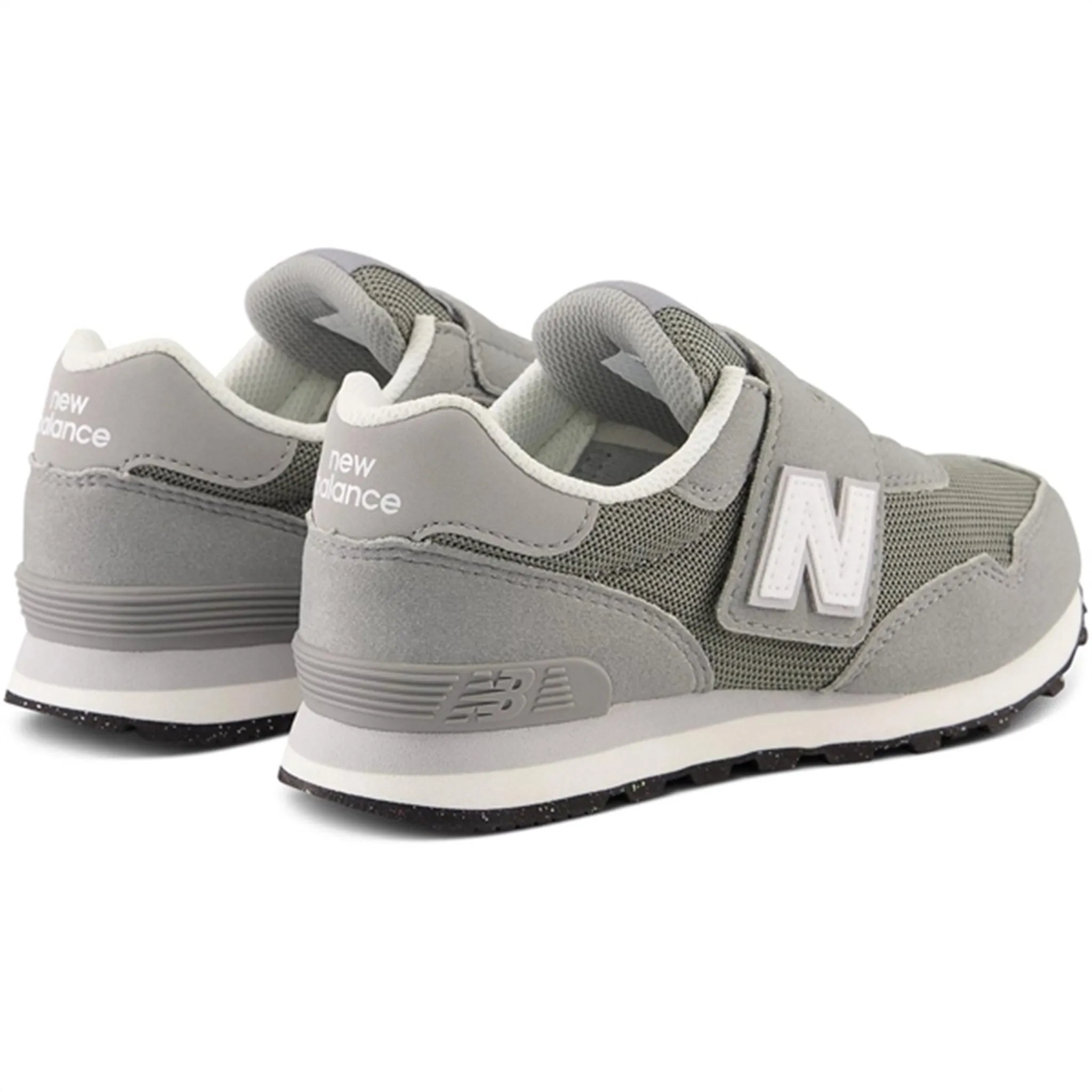 New Balance 515 Hook & Loop Sneakers Kids Slate Grey Sneakers With A Suit