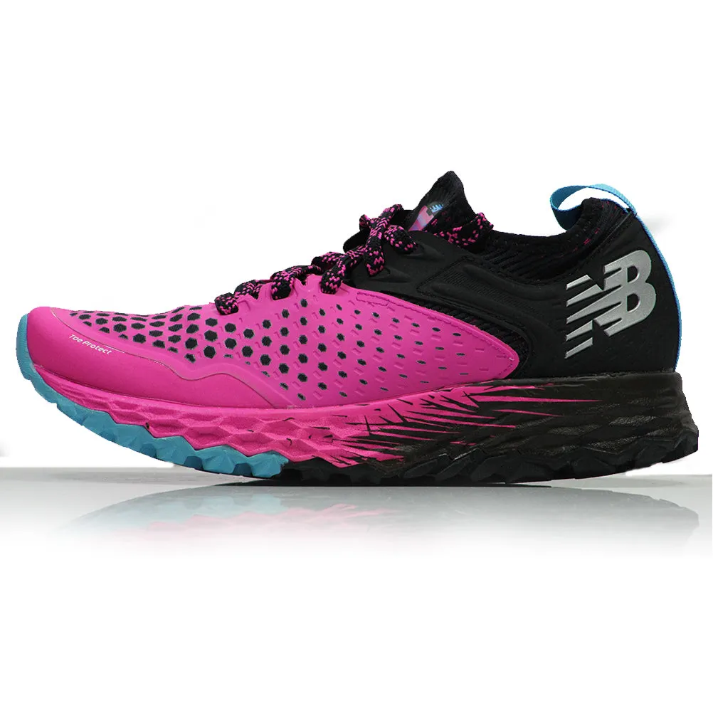 Good Running Shoes For Strikers New Balance Fresh Foam Hierro v4 Women's Trail Shoe - Pink/Black