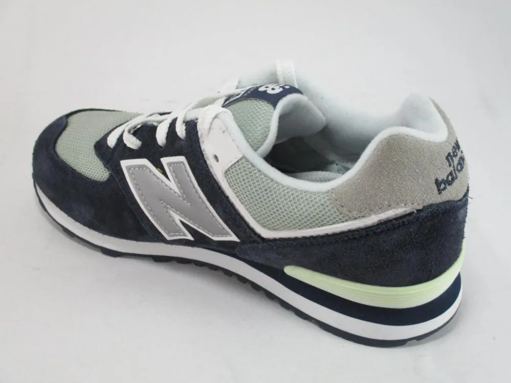 New Balance sneakers da ragazzo KL574NWG navy grey Best Sneakers With Wide Toe Box