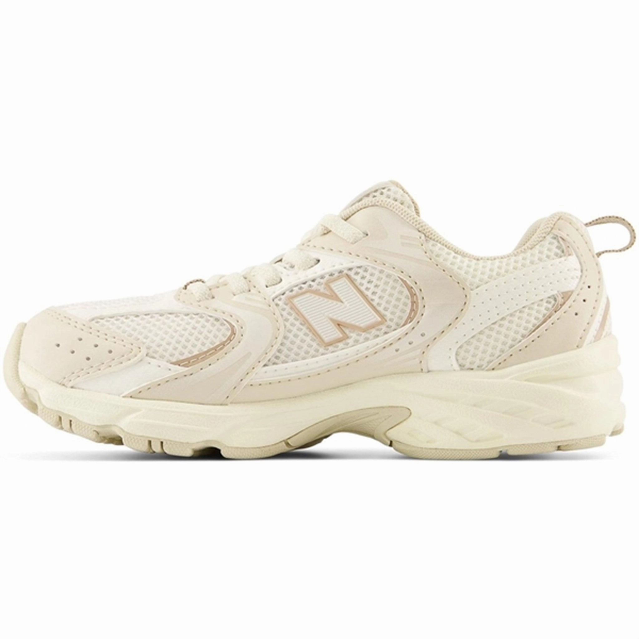 New Balance 530 Kids Bungee Lace Pre Bone Gear 80s Sneakers