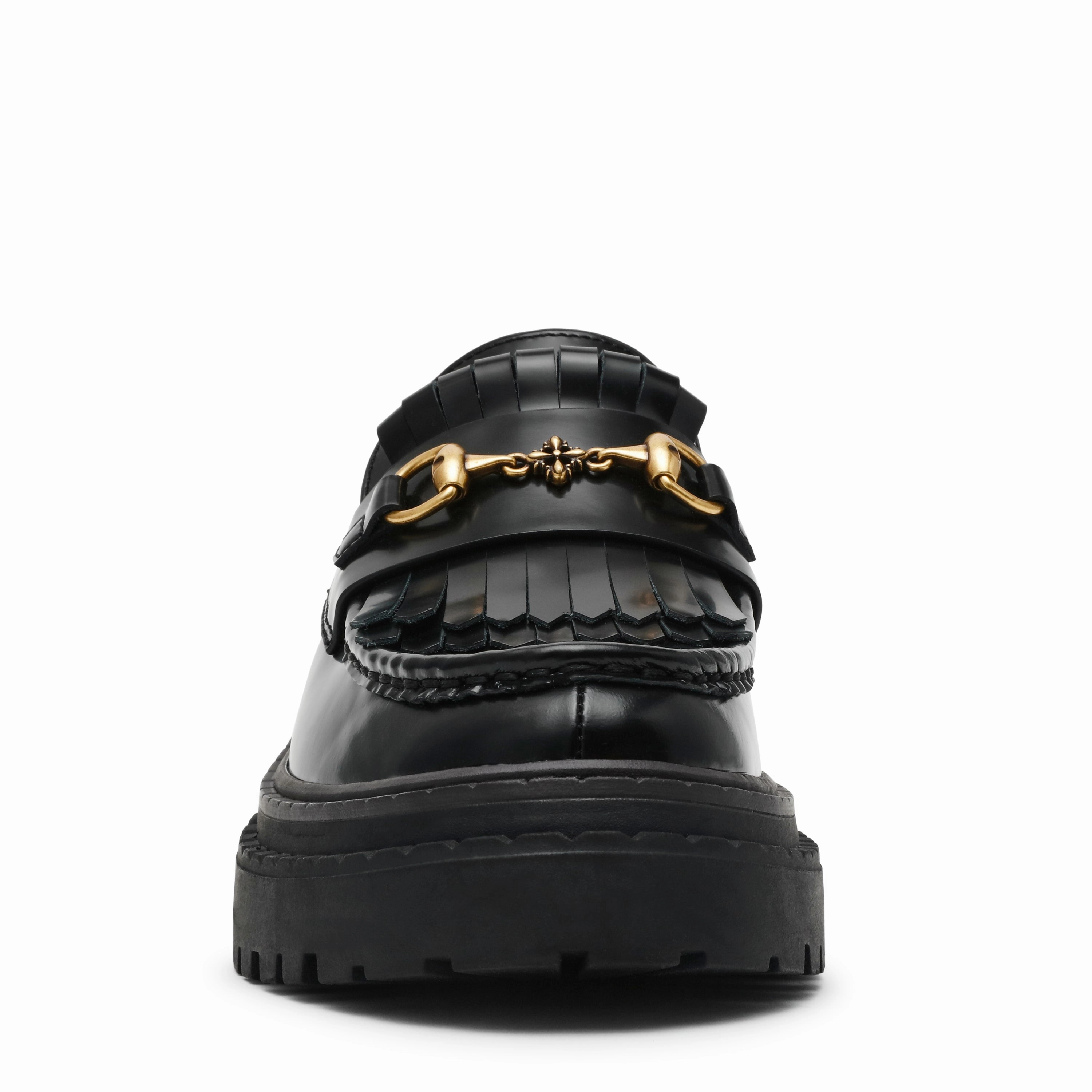 Celebrity Flat Shoes Anabeth Flat Shoe BLACK LEATHER