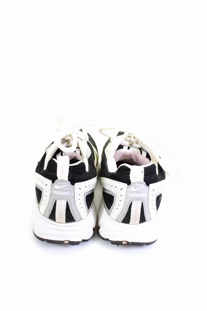 Sneakers Old Skool Vans Nike Womens Leather Lace Up Baskets De Course Sneakers Multi Colored