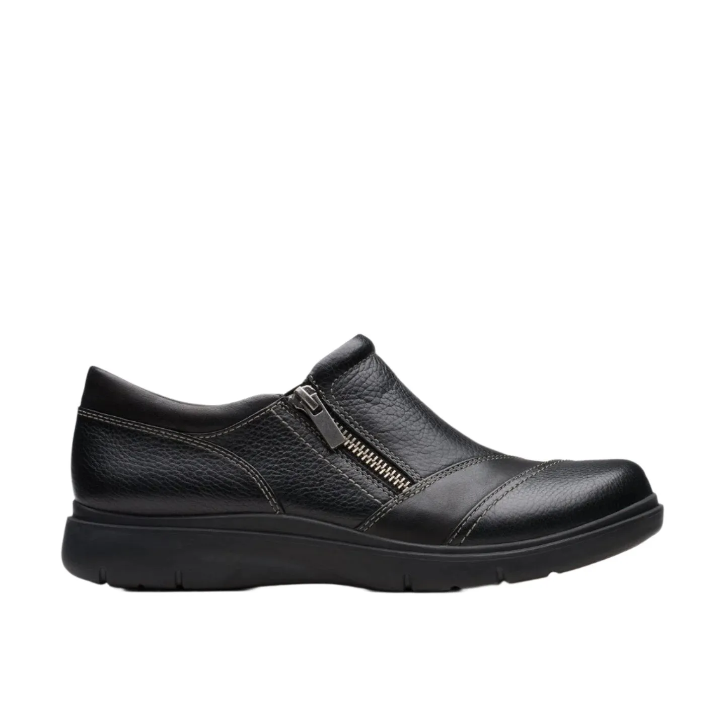 Women's Certina Pure Black Slip On Water Resistant Shoes