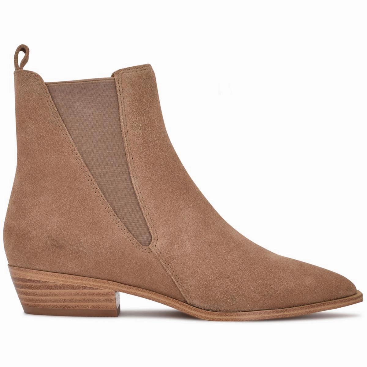 Italian Hiking Boots Danzy Womens Stretch Dressy Chelsea Boots