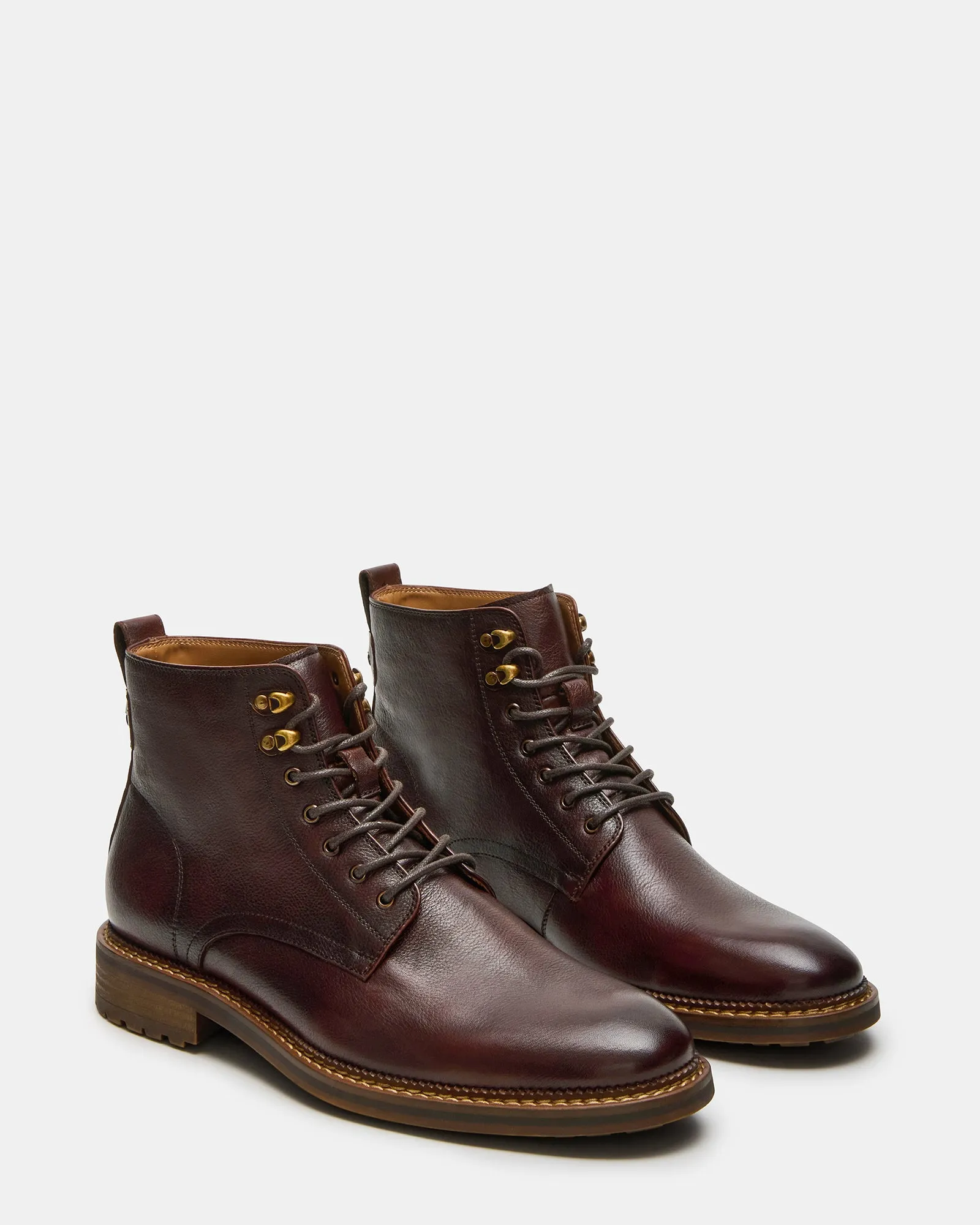 NOBY BROWN LEATHER Orthofit Winter Ankle Boots