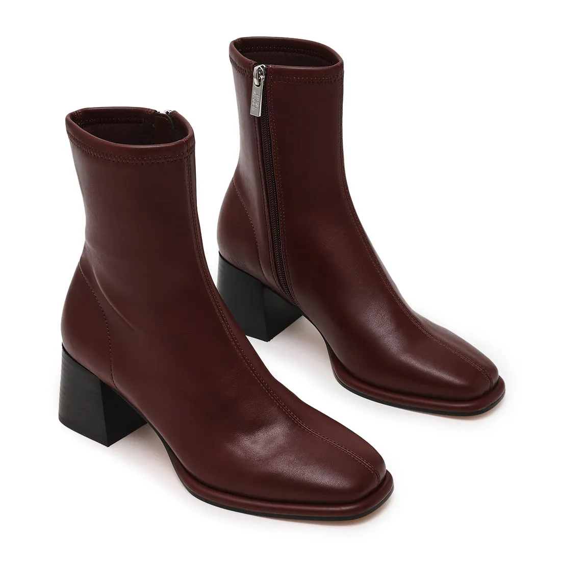 Norene Bootie WINE Motorcycle Boots For Men