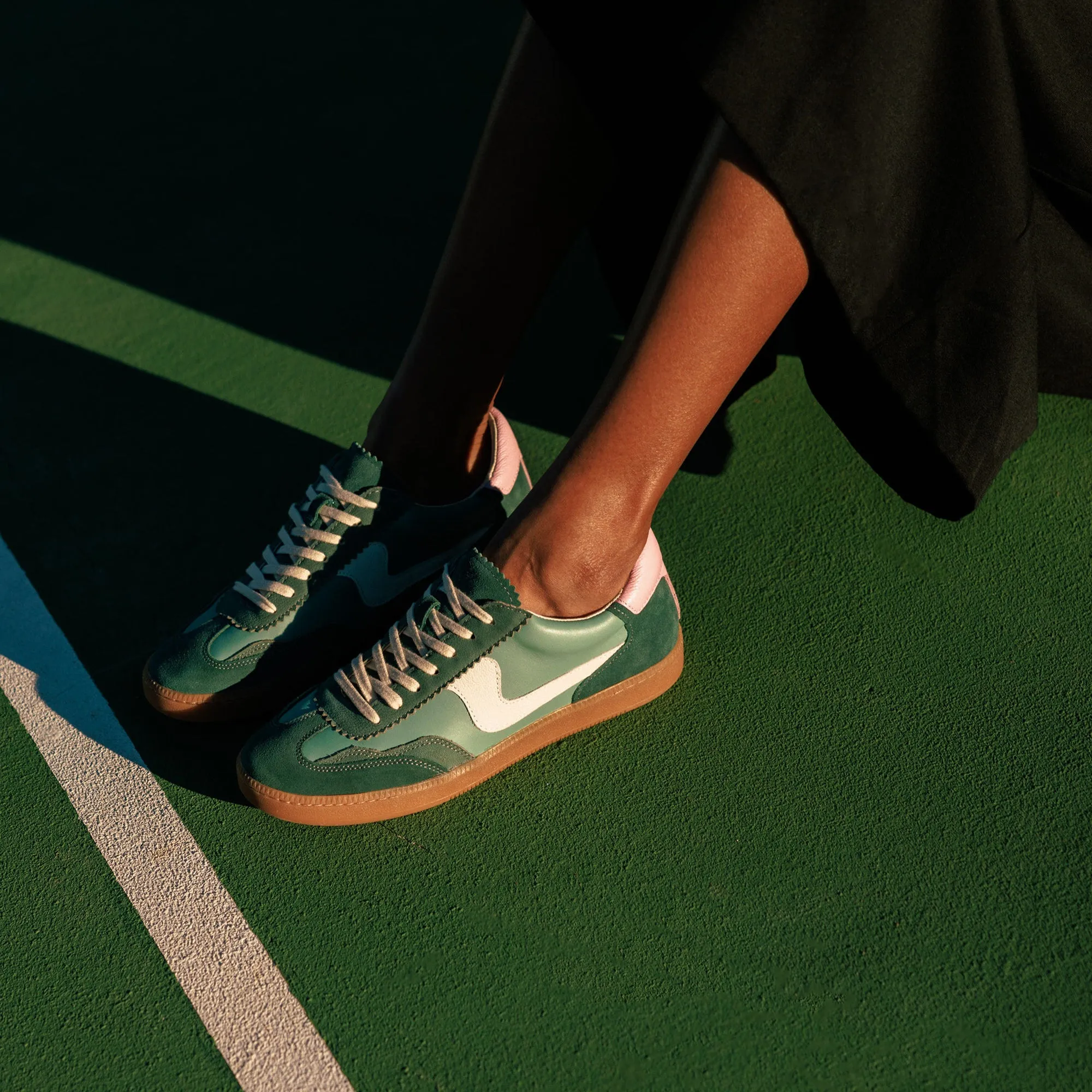 Bcg Sneakers NOTICE SNEAKERS GREEN SUEDE