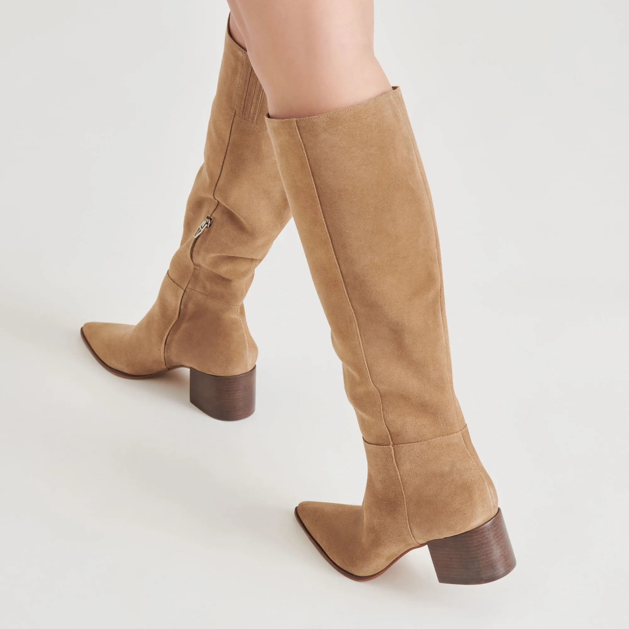 KIRSON BOOTS MUSHROOM SUEDE Lightweight Walking Boots