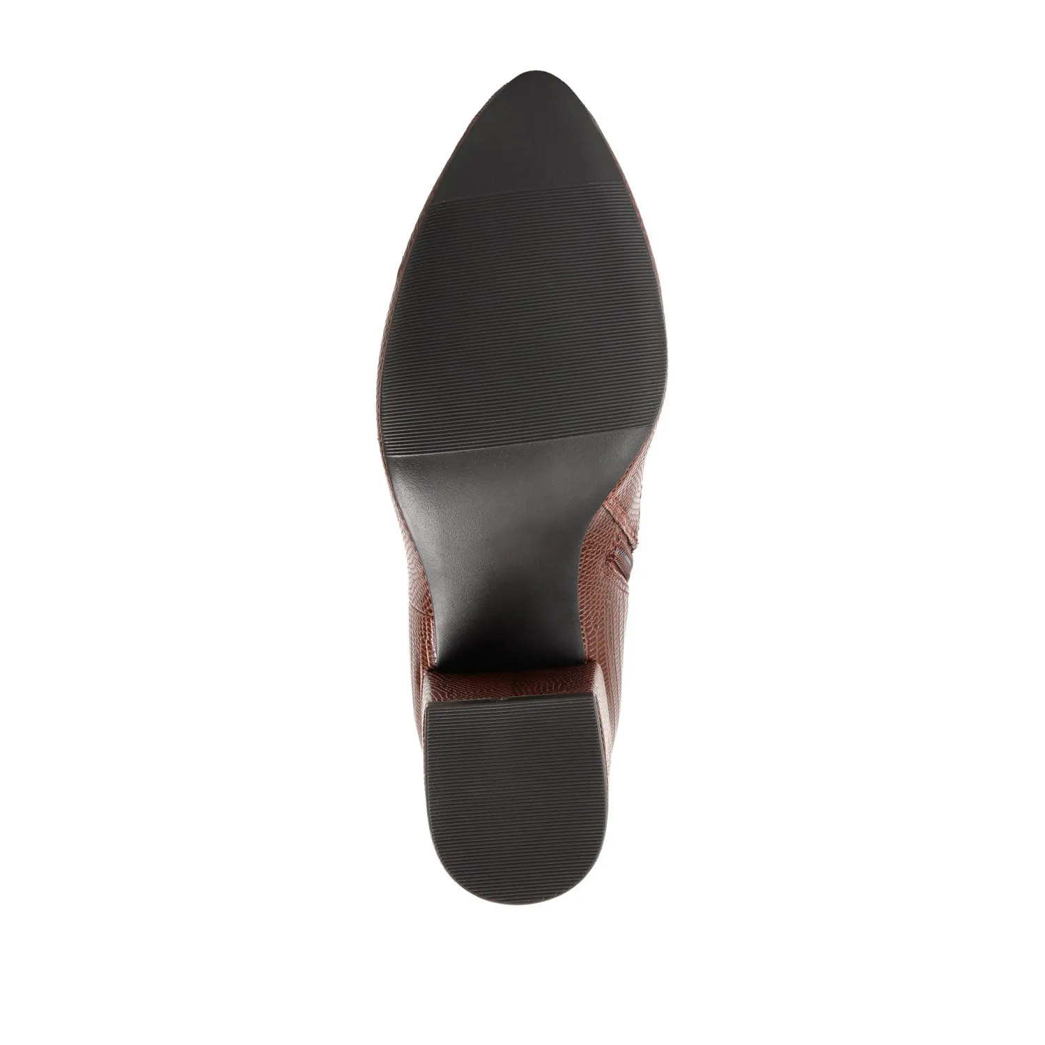 TAVIA KNEE-HIGH BOOTS IN X-WIDE CALF Biker Boots Motorcycle