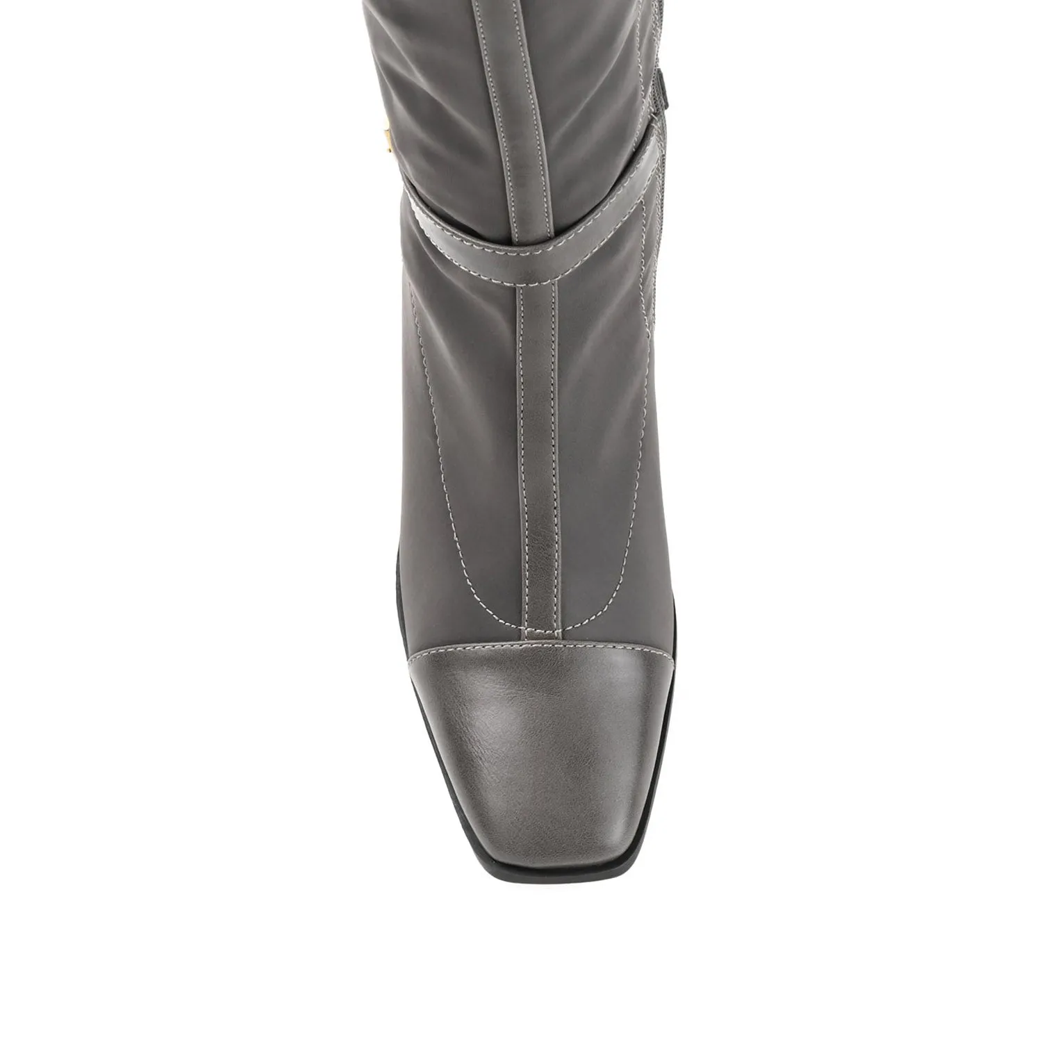 GAIBREE KNEE-HIGH BOOTS IN STRETCHY FABRIC