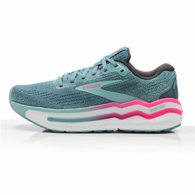 Brooks Ghost Max 2 Women's Running Shoe - Storm Blue/Knockout Pink/Aqua Greatest Running Shoes