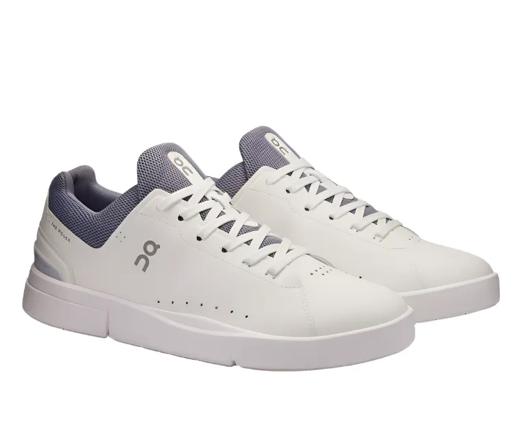 On Running Men's The Roger Advantage Sneaker - White/Fossil Ladies Velcro Tennis Shoes