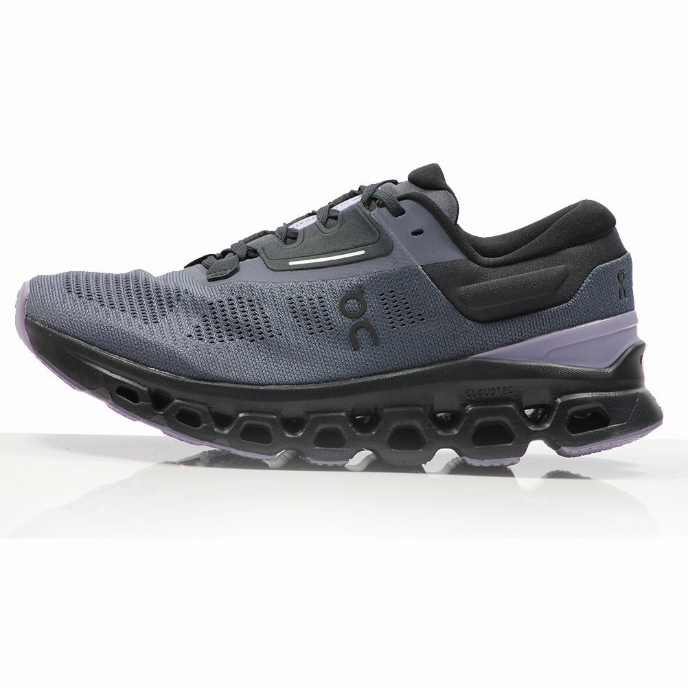 On Cloudstratus 3 Women's Running Shoe - Metal/Wisteria Pronation Running Shoes Best