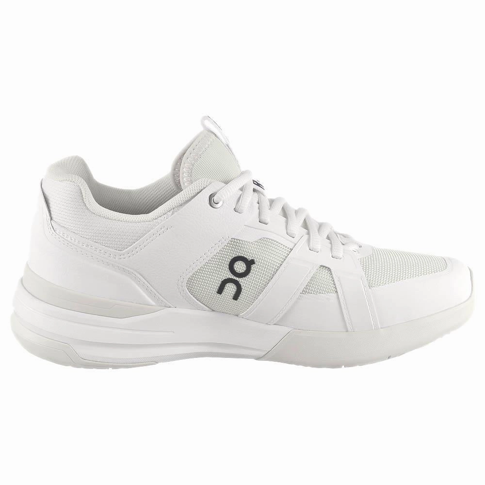 On Women's THE ROGER Clubhouse Pro - Undyed/Ice Flexible Tennis Shoes