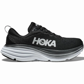 Best Metatarsalgia Men's Hoka Bondi 8, Black/White, 11.5 2E Wide