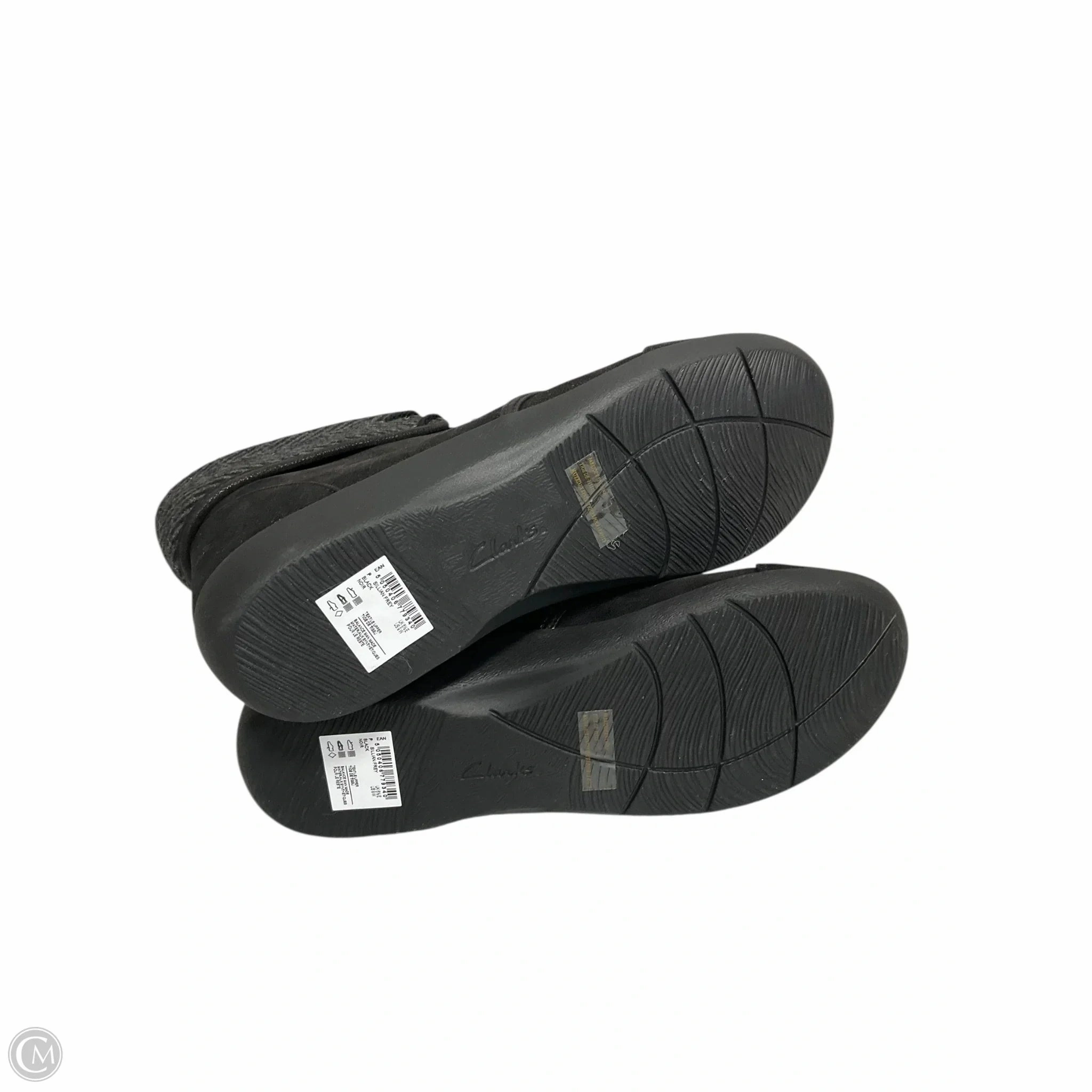 Dkny Leather Ankle Boots → Leather Ankle Boots Boots Ankle Flats By Clarks In Black, Size: 9