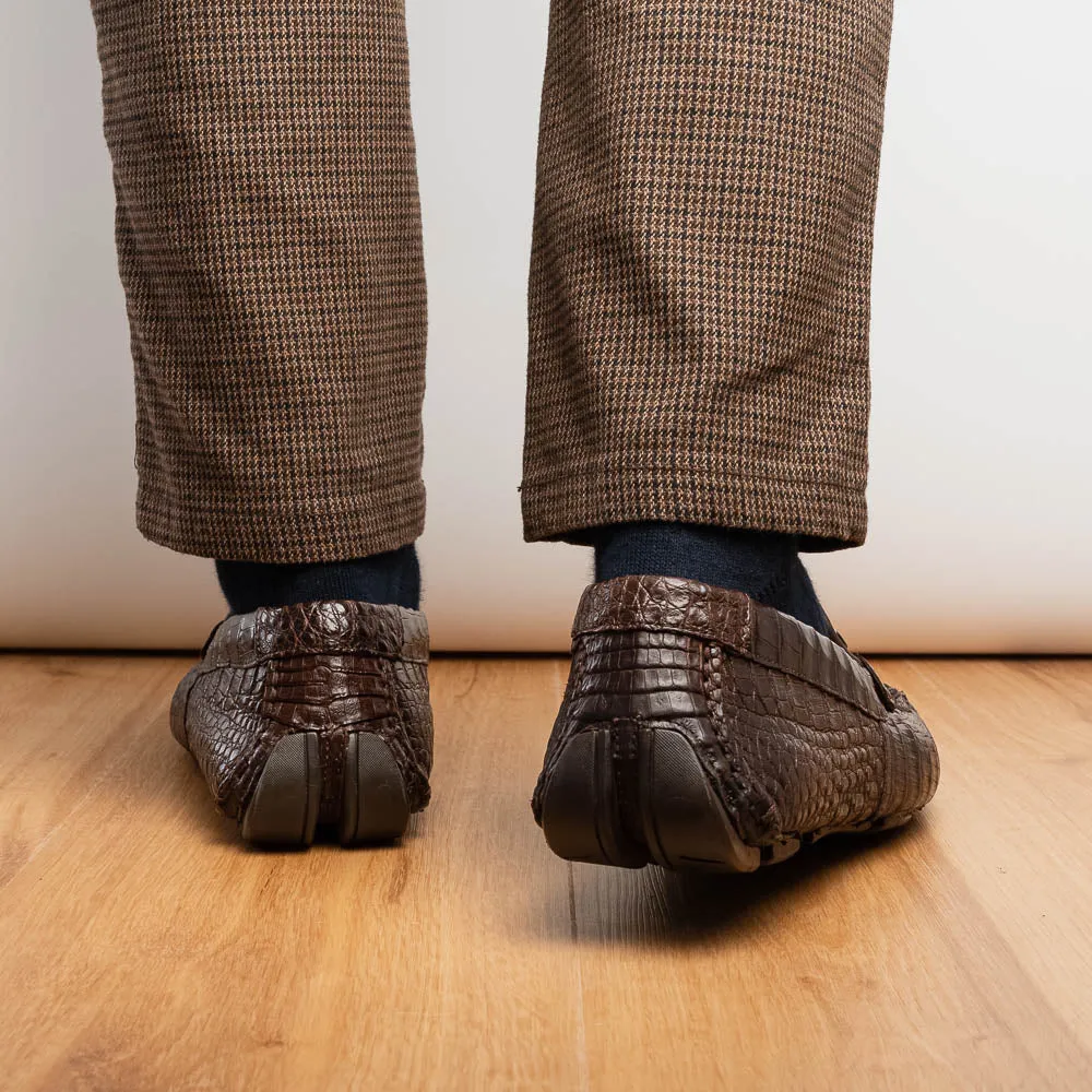 Parma Brown Grenson Penny Loafers