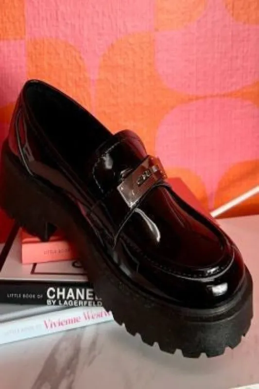 Loafers Brixton Patent Platform Loafer