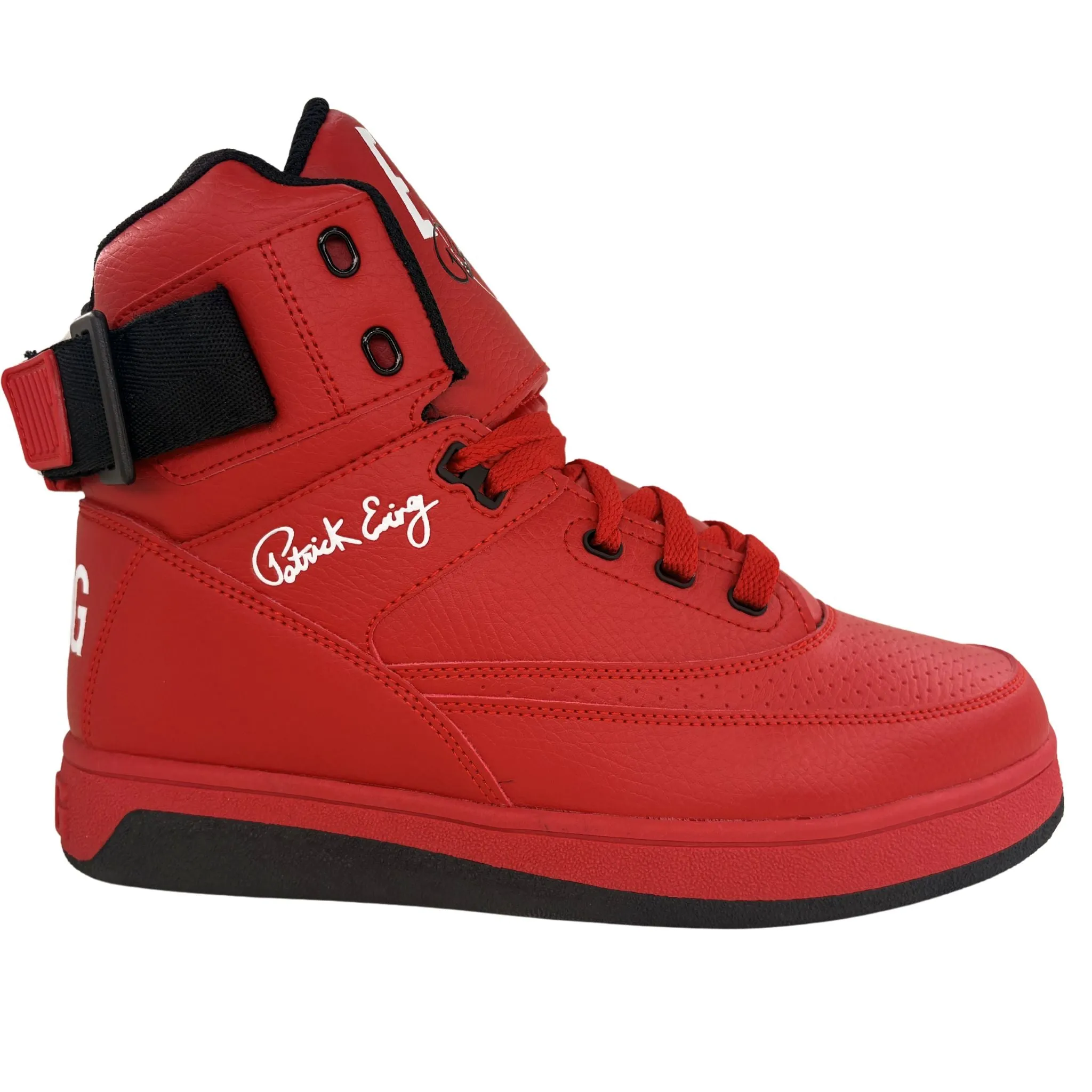 Patrick Ewing Athletics Men's 1BM00640-602 33 HI ORION Red Black White Basketball Shoes Basketball Shoes Characteristics