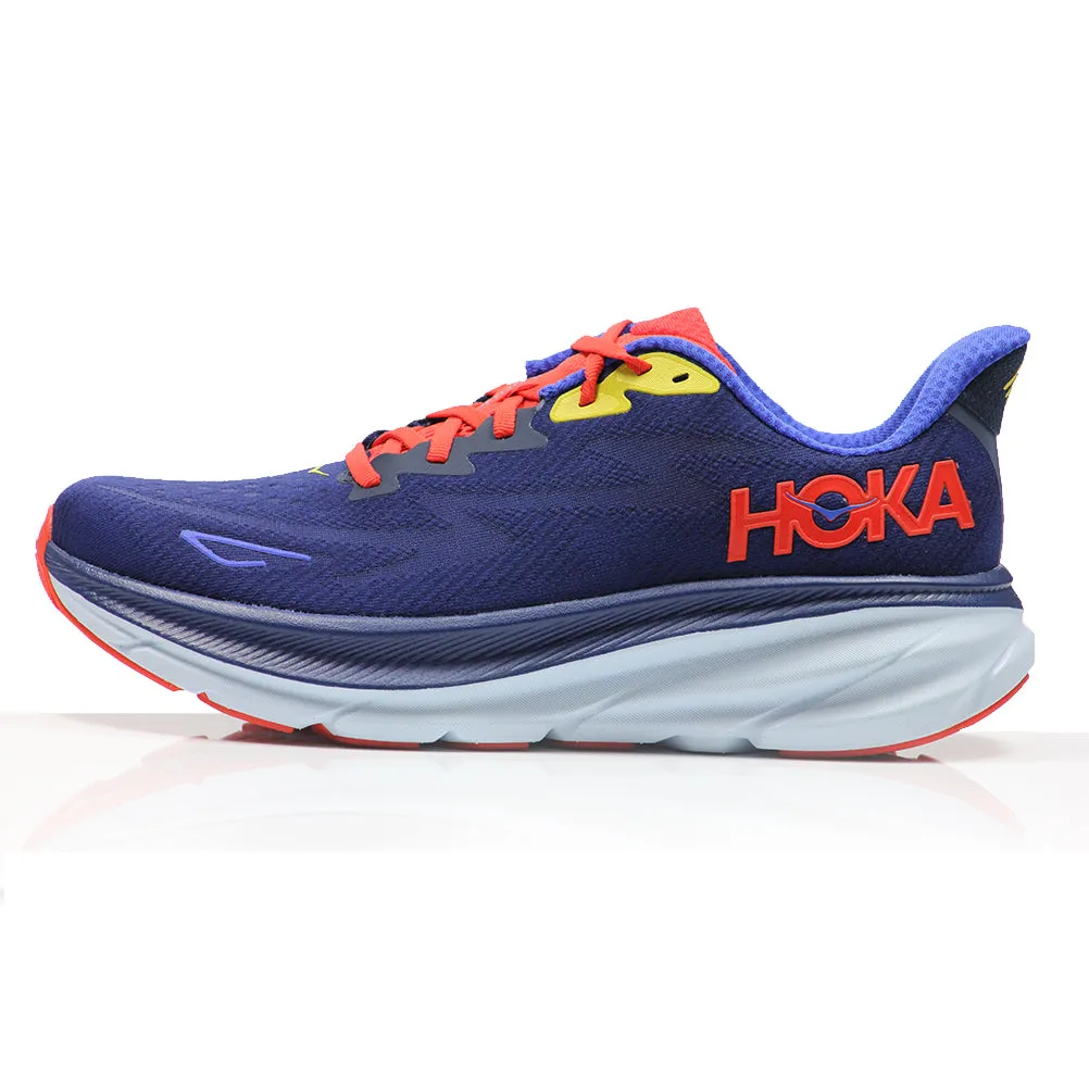 Hoka One One Clifton 9 Men's Running Shoe - Bellwether Blue/Dazzling Blue Toe Box Running Shoes