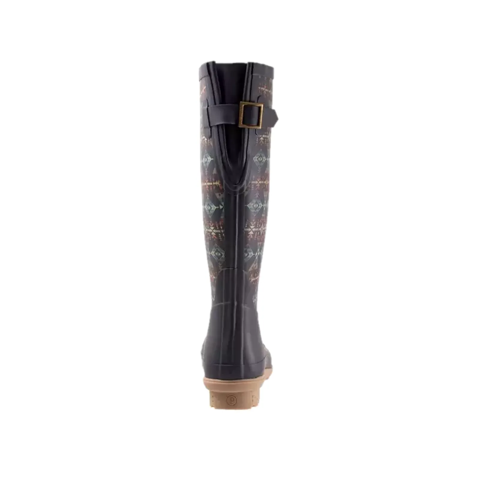 Leggings And Cowgirl Boots Pendleton Ladies Diamond Peak Navy Tall Rubber Boots PW2264-410