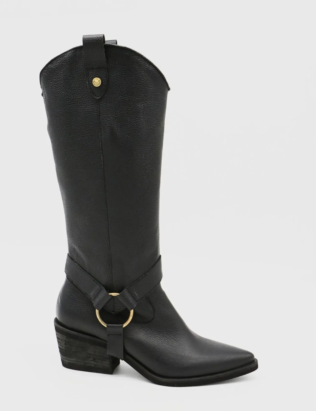 Penelope western cowboy convertible boots black leather womens shoes Boots Frye