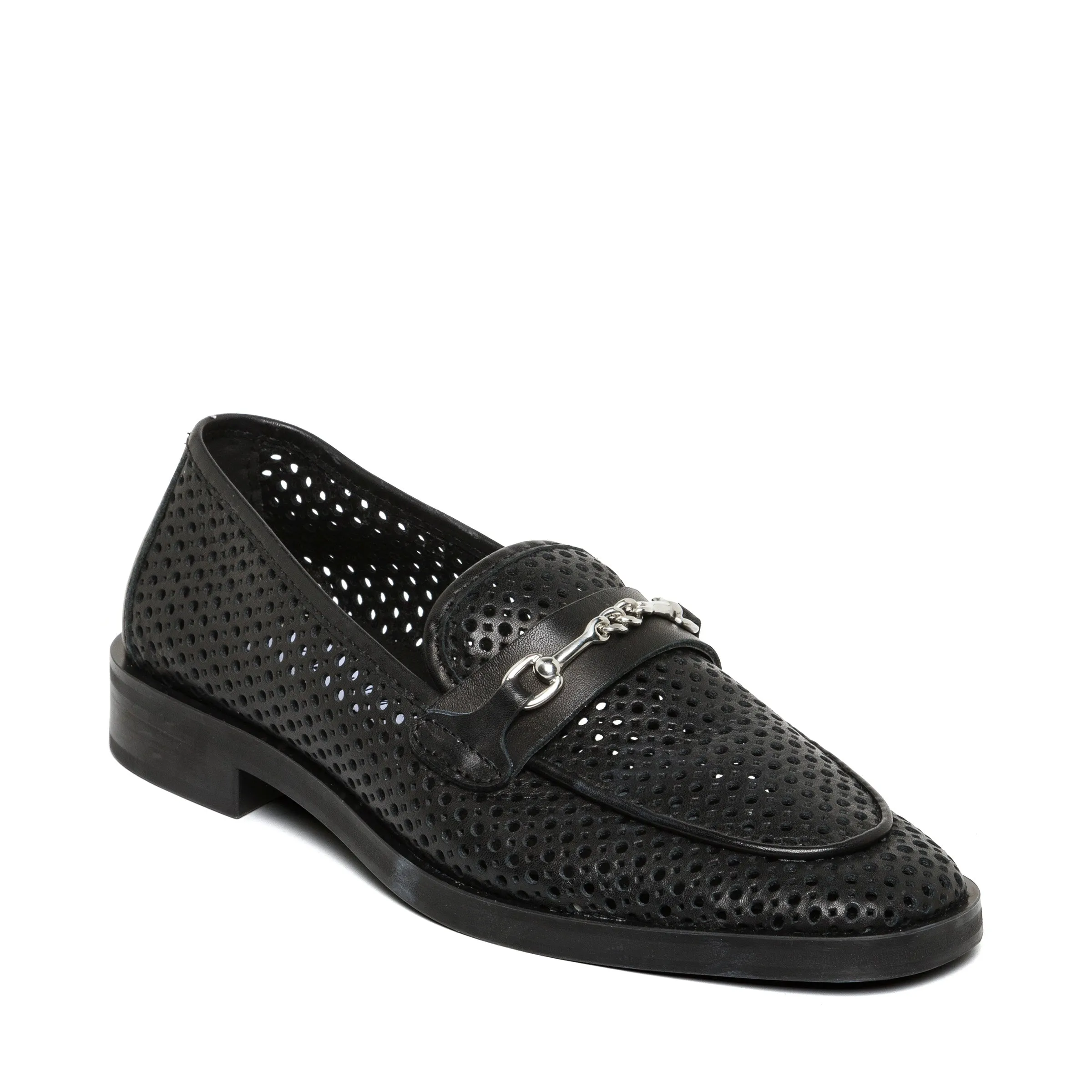 Pop Flat Shoes Nafisa Flat Shoe BLACK LEATHER