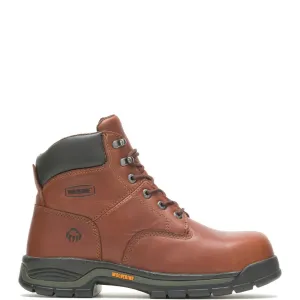Vivo Barefoot Boots Wolverine Men's Harrison Lace-Up Steel-Toe 6" Work Boot