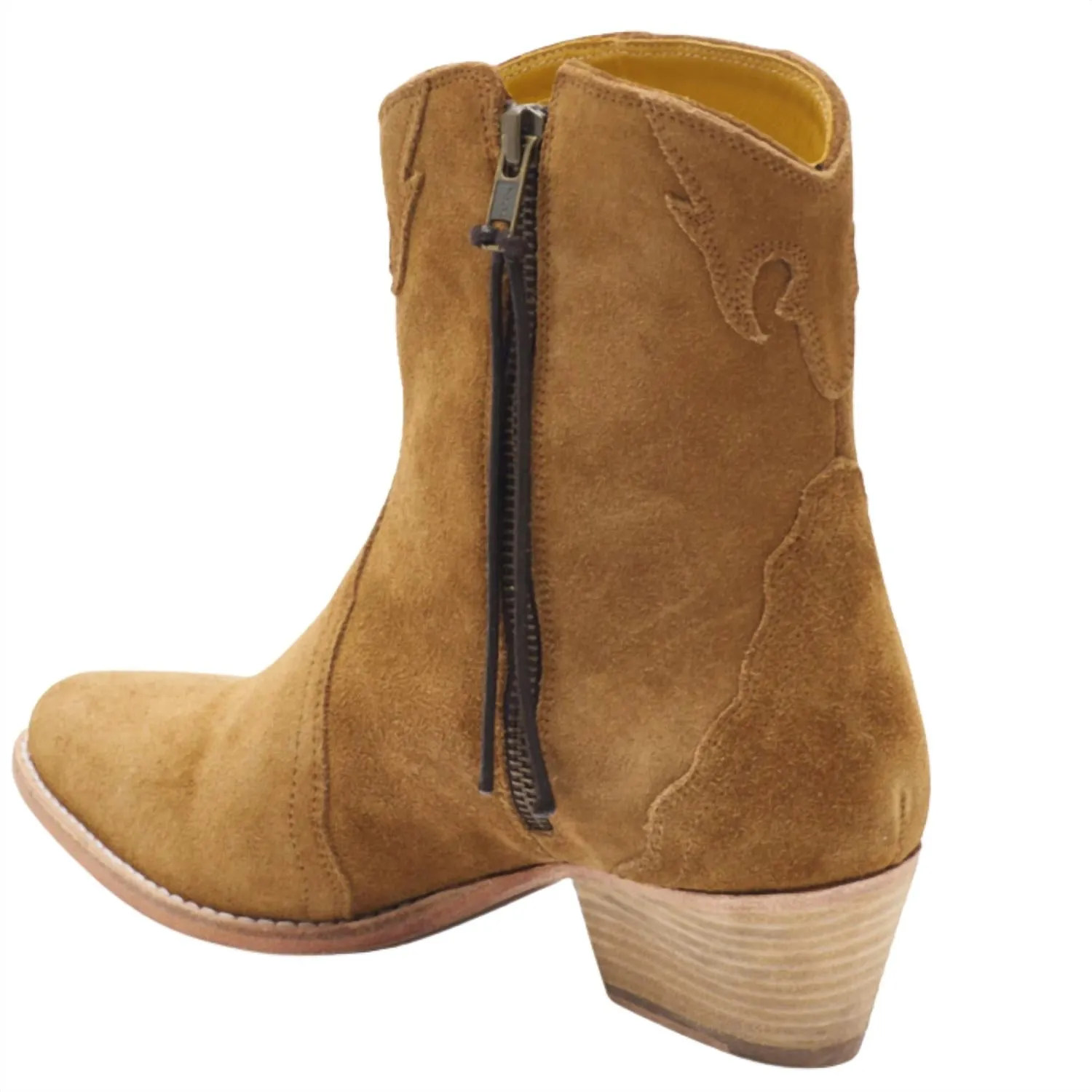 New Frontier Western Boots In Camel Work Composite Toe Boots