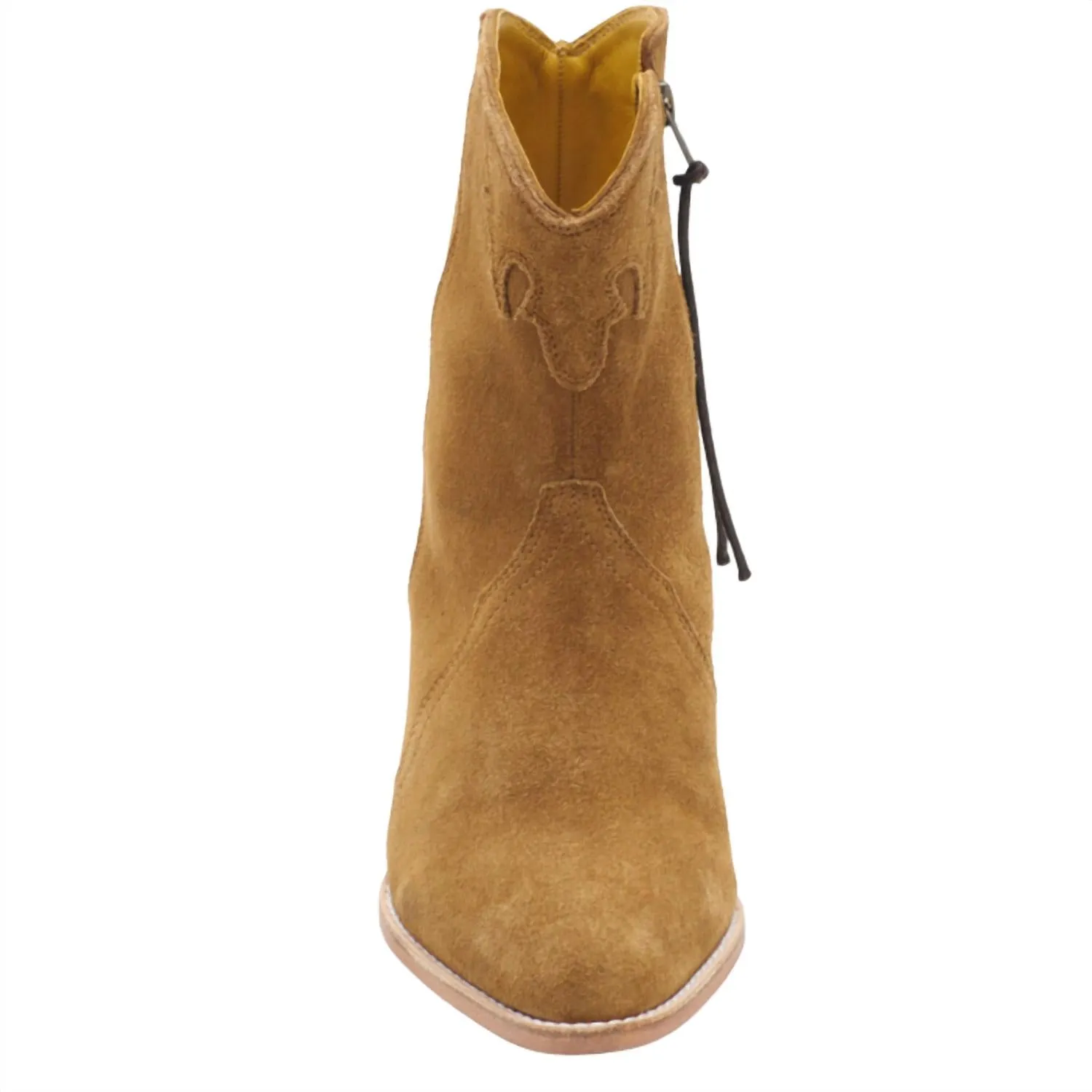 Zip Up Western Boots New Frontier Western Boots In Camel