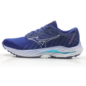 Carbon Plate Running Shoes Mizuno Wave Inspire 19 Women's Running Shoe - Bdepths/White/Aqarius