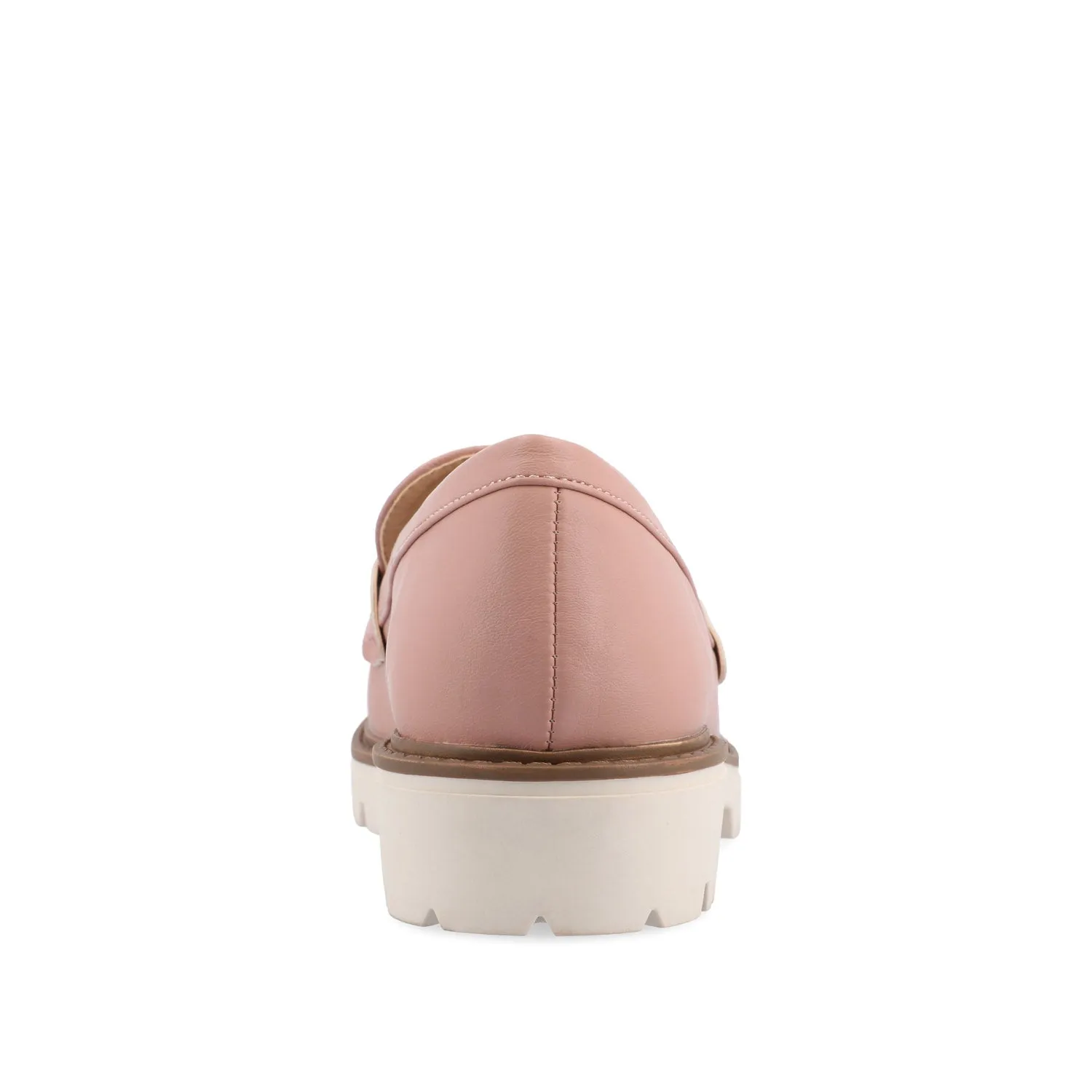 KENLY VEGAN LEATHER LOAFER FLATS IN WIDE