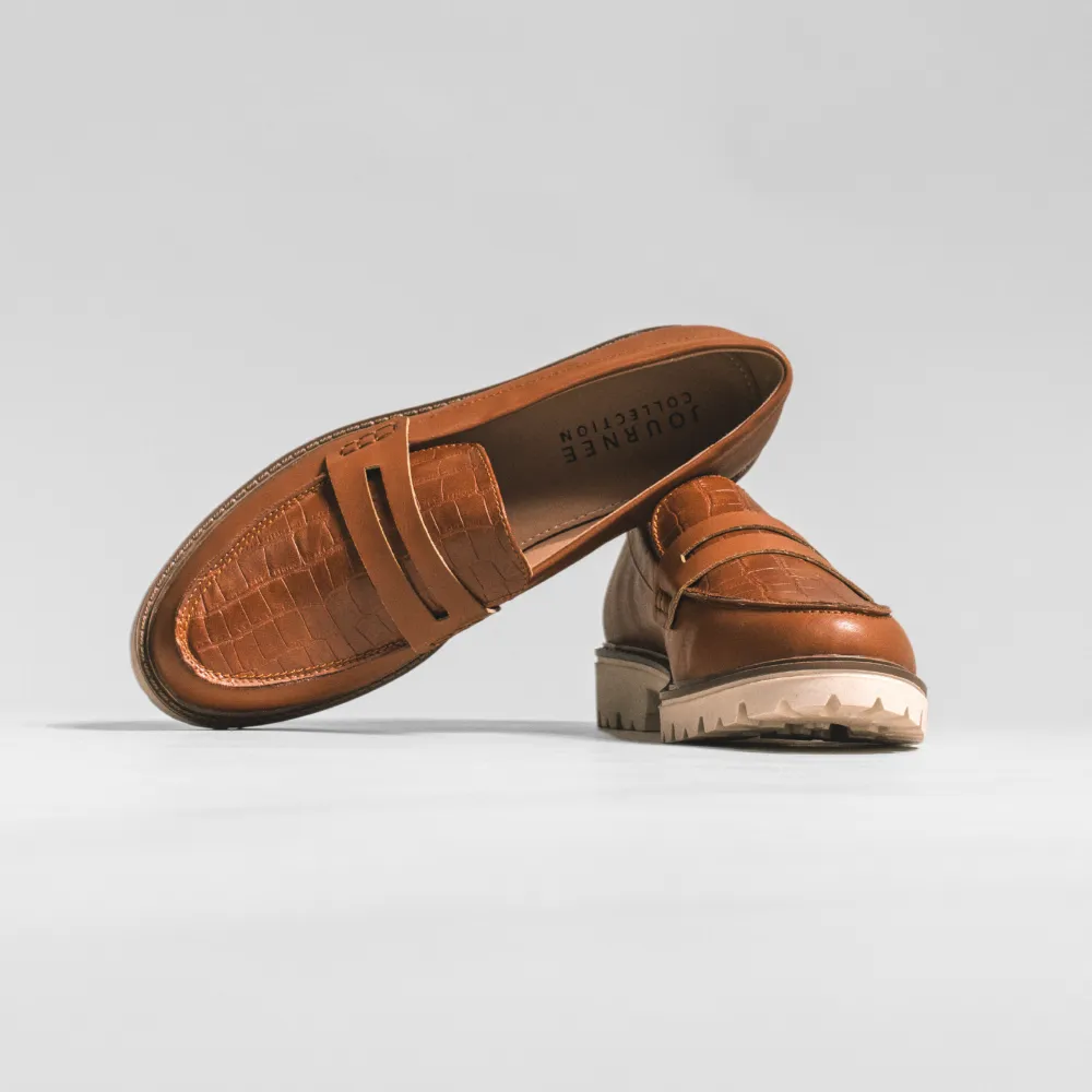 KENLY VEGAN LEATHER LOAFER FLATS IN WIDE Steve Madden Lando Loafers