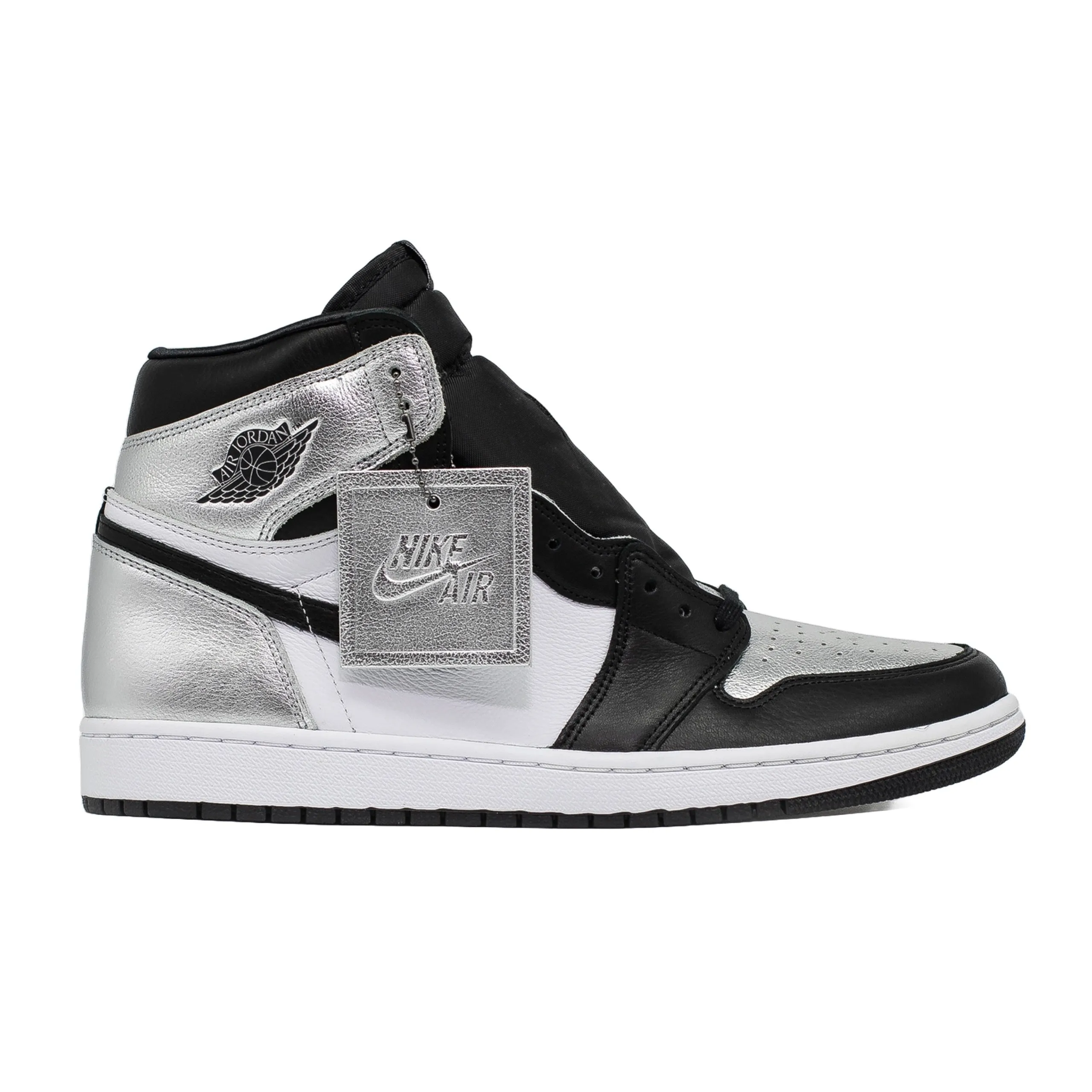 Dansko Sneakers On Sale Women's Air Jordan 1 High, Silver Toe