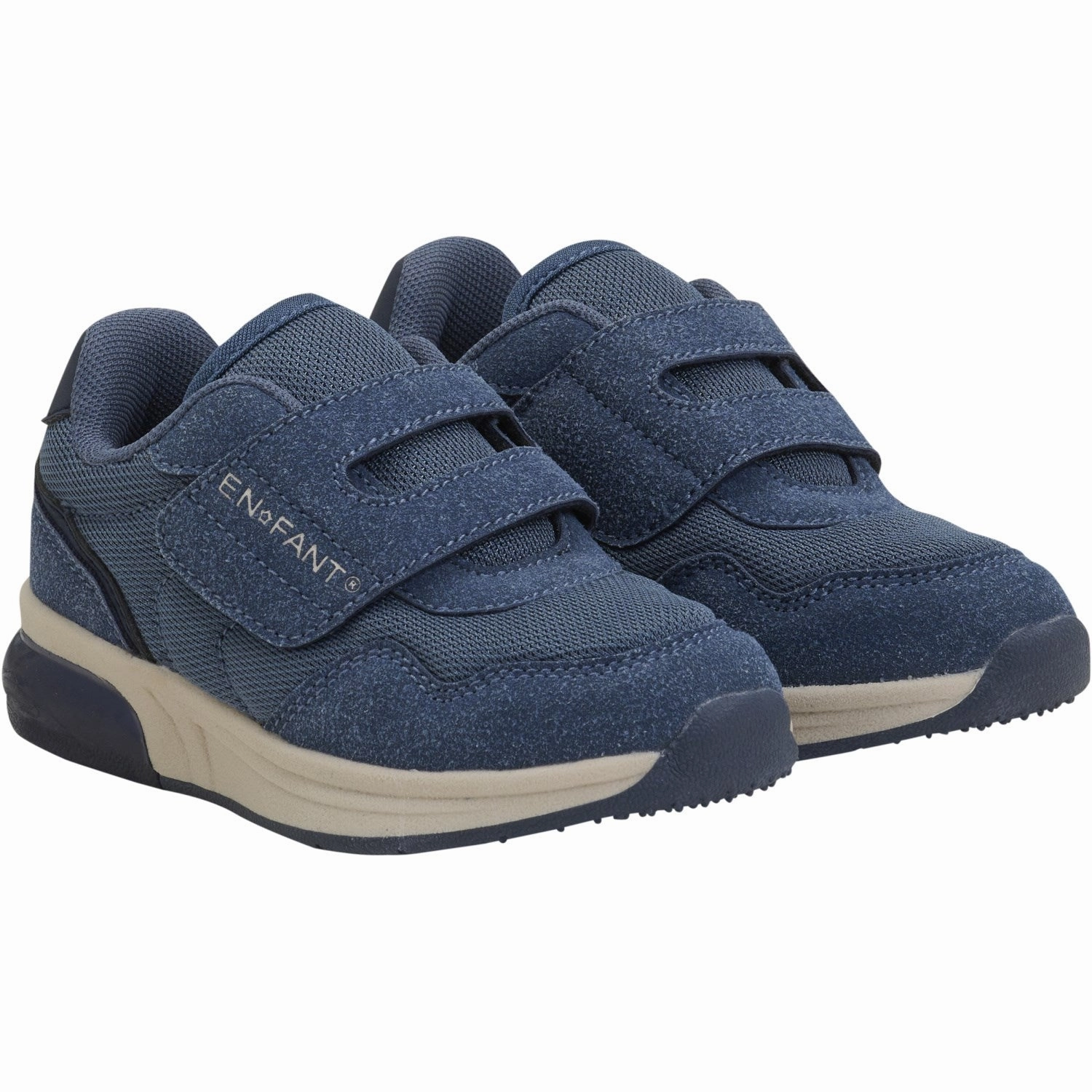Qc Sneakers En Fant Vintage Indigo Sneakers Velcro w. Light