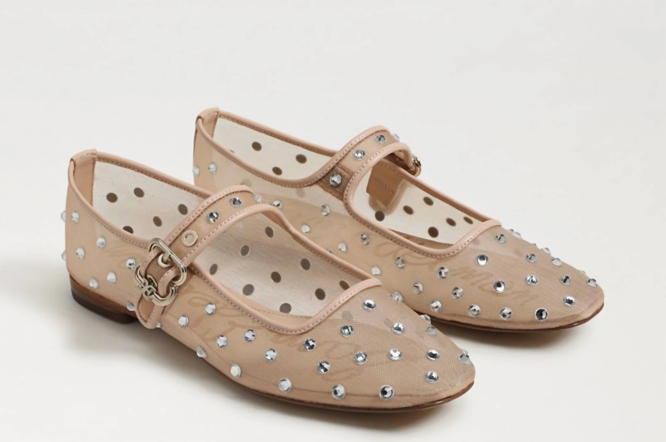 In Loafers Women Michaela Flat Shoes In Vintage Pink Mesh