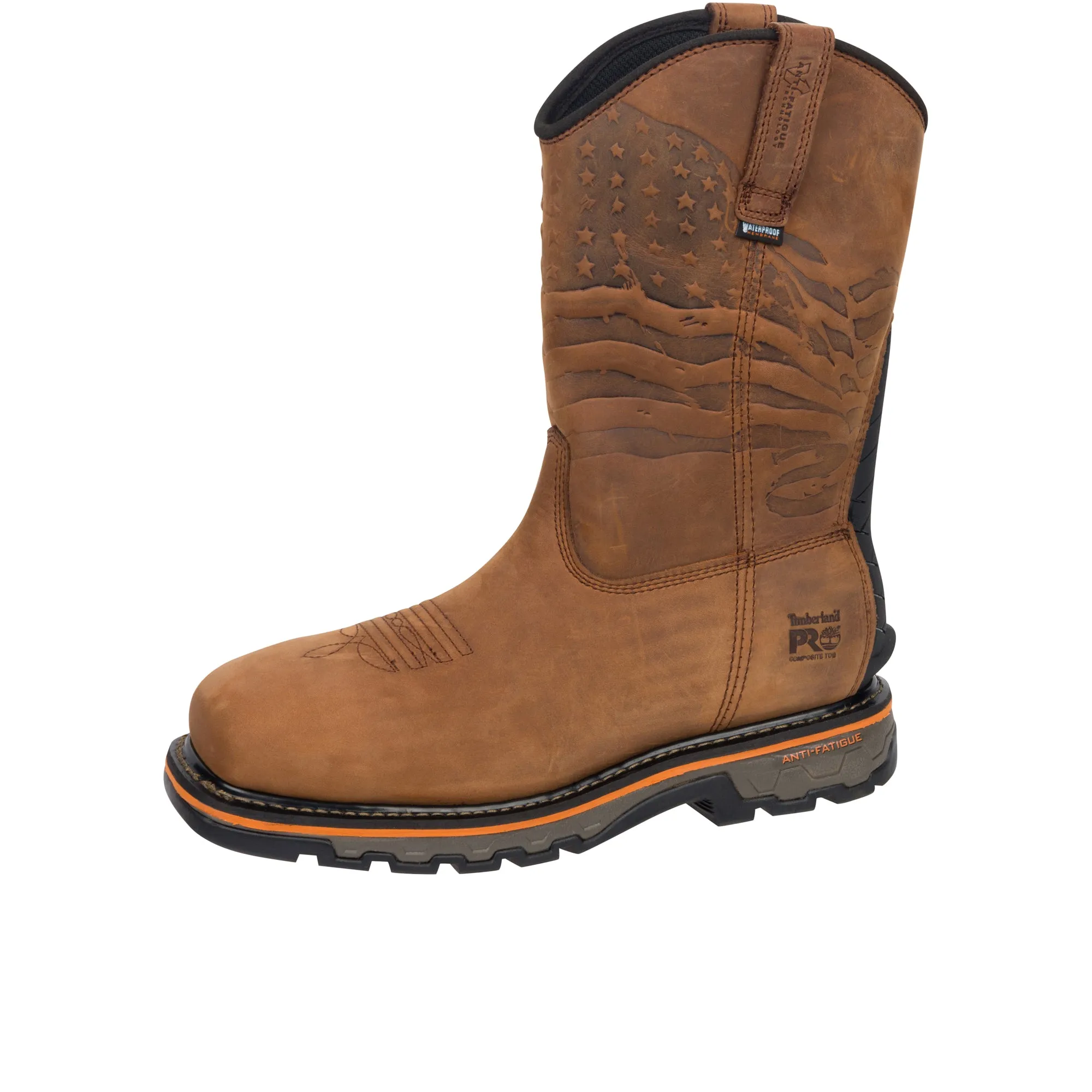 Female Snowboarding Boots Timberland Pro True Grit Pull On Nano Composite Toe Brown