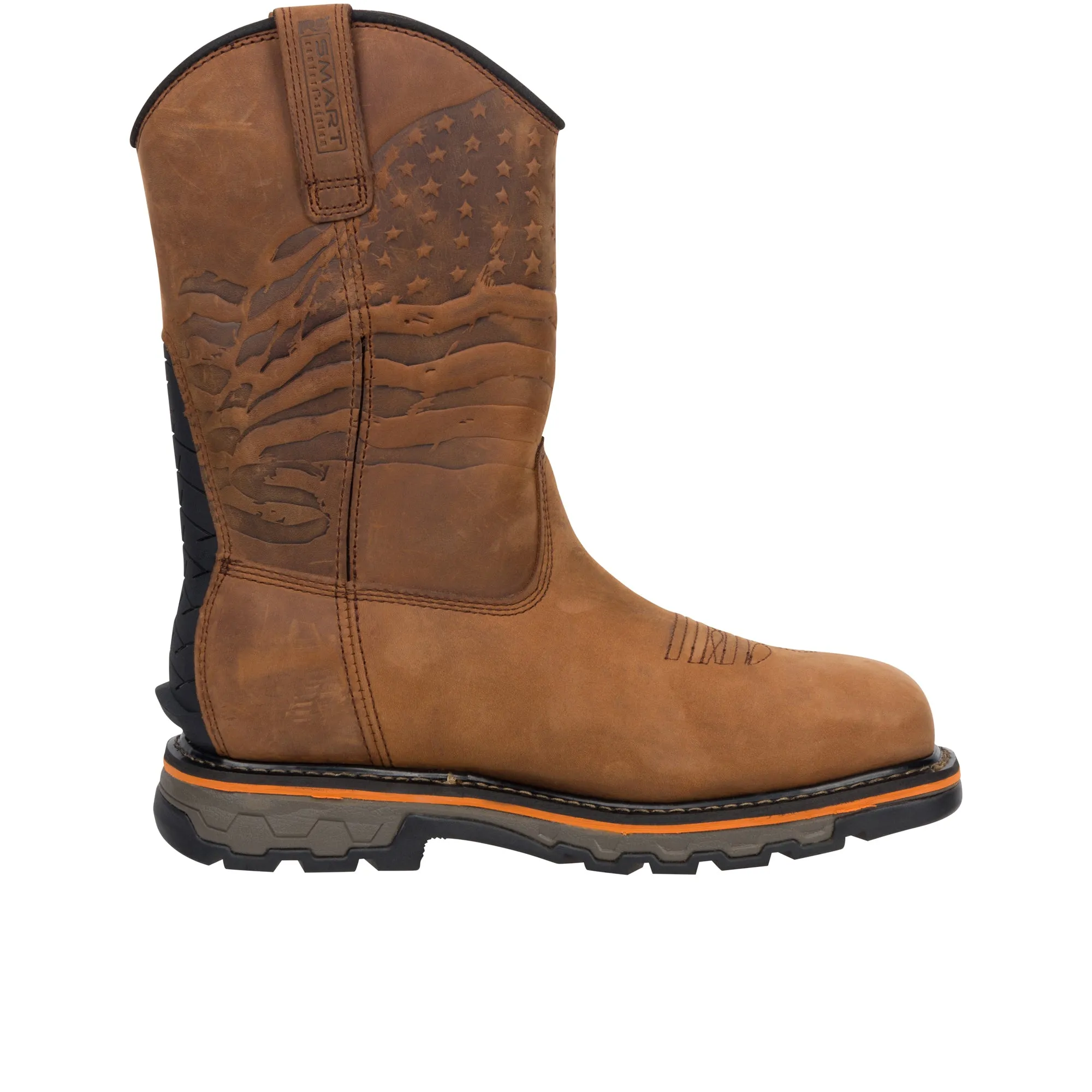 Midwestern Boots Timberland Pro True Grit Pull On Nano Composite Toe Brown