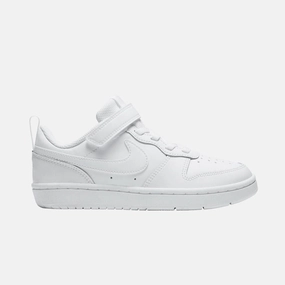 Nike scarpa sneakers da ragazzo Court Borough Low 2 PSV BQ5451 100 bianco Sneakers Tennis Shoes