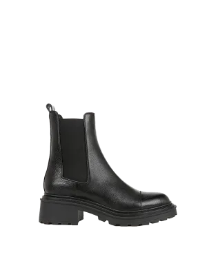 Green Leather Boots Delilah Leather Bootie