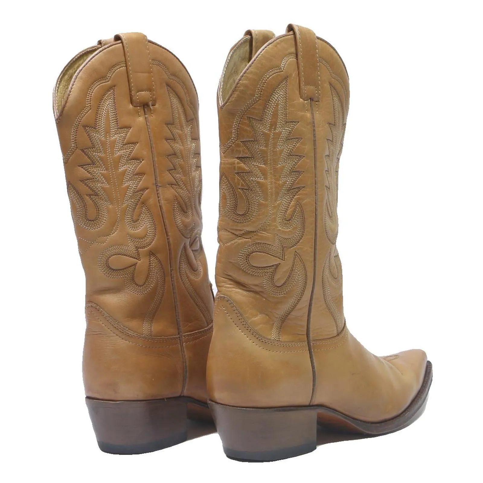Striker Boots SENDRA Womens Western Tan Leather Cowboy Boots UK 6 Classic Stylish Durable