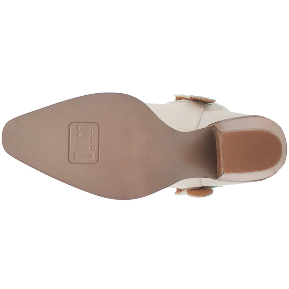 Play Pretty Embroidered Floral Snip Toe Cowboy Booties Electrical Hazard Boots